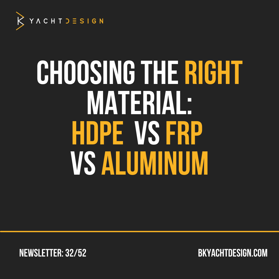 CHOOSING THE RIGHT MATERIAL HDPE VS FRP VS ALUMINUM